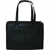 Kenneth Cole Reaction Business and Luggage Ladies Zip-Top Portfolio (Black)