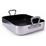 Williams-Sonoma Mauviel Aluminum Nonstick Roaster with Aluminum Handles