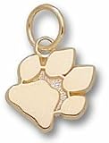 Ohio Bobcats 3/8 Paw Charm - Gold Plated Jewelry