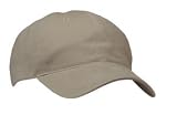 Port & Company - Brushed Twill, Low Profile Cap Khaki-OSFA
