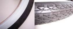 Bicycle Tire Duro 20 x 2.125 White Wall