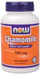 NOW Foods, CHAMOMILE 500mg 100 CAPS