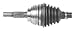Cardone 60-5124 Remanufactured CV Constant Velocity Drive Axle Shaft (Renewed)