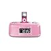 iLuv iMM153 Desktop Alarm Clock with Bed Shaker for your iPod- Pink