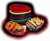 Large Brown Plastic Oval Basket (06-0739) Category: Miscellaneous Accessories