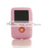 yooZoo Creative Labs MP3 Player silicone skin cover for Zen V & Zen V Plus w/ Armband & LCD screen Protector - Sunset Pink