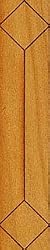 1:24 Scale Nice Cherry Hardwood Trim Kit DollhouseMiniature