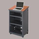 Bretford Basics Mobile Lectern LECT2-RNGM - Notebook stand - raven black, gray laminate