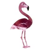 Foil Pink Flamingo Silhouette
