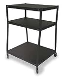 Dakota Designs 1DNP4 Audio-Visual Cart, Wide Frame, 3 Shelves