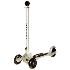 Best Value Micro Compact Kickboard Scooter  Silver Sale in UK