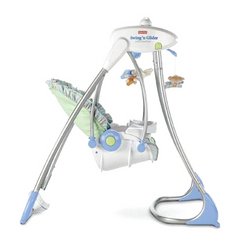 Baby: Fisher Price Swing N Glider   Cuddle Bunny