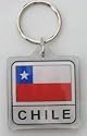 Chile - Country Lucite Key Rings