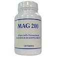 Optimox Mag 200 magnesium supplement tablets - 120 ea