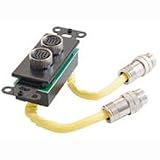 Cables To Go RapidRun Dual DIN Break-Away Wall Plate - Wall plate - 15 pin RapidRun (F) - MUVI connector - black