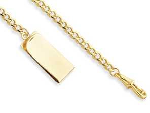 14in Gold-plated Large Belt Watch Chain