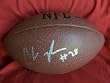 Chris Johnson Autographed NFL Wilson Composite Football, Tennessee Titans, East Carolina Pirates, Proof Photo