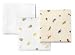 Carters Frog 3pk Flannel Bassinet Pads