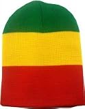 Outer Rebel Fashion Beanie- Rasta Colors