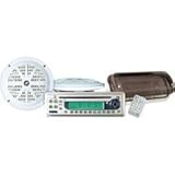 PYLE PLCD11MRKT Waterproof Marine CD/MP3 Player Receiver with 5.25-Inch Speakers and Splash Proof Radio Cover