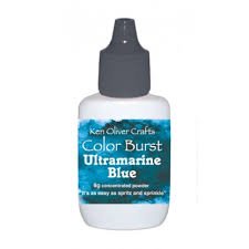 Ken Oliver Crafts - Color Burst Watercolor Powder - Ultramarine Blue