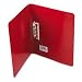 ACCO Presstex Grip Punchless Binder with Spring-Action Clamp, 0.625-Inch Capacity, Red (42529)