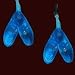 Set of 10 Battery Operated Elvis Presley Blue Suede Shoes LED Christmas Lights
