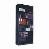 Welded Steel Bookcase 78H - Black