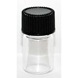 5 8 dram Clear Round Bottle by 