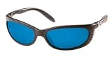 Costa Del Mar Fathom Sunglasses - Gunmetal Frame - Blue Mirror - Glass
