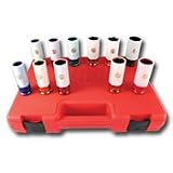 Chicago Pneumatic CPSS4211WP 1/2-Inch Drive  11pc Metric/SAE Wheel Nut Protector  Impact Socket Set
