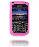 Hot Pink Silicon Skin Case Cell Phone Cover For BlackBerry Tour 9630