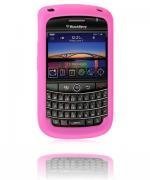 Hot Pink Silicon Skin Case Cell Phone Cover For BlackBerry Tour 9630