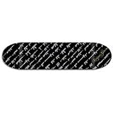 Rogue Status Gunshow Skateboard Deck - 8.0 in. x 31.5 in. - Black / Silver / Gold