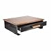 Electronics : Rolodex 82445 Distinctions Monitor Stand, Rich Cherry Wood/Black Metal