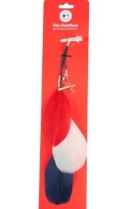 St. Louis Cardinals Team Color Feather Hair Clip