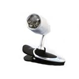 PK Green LED Reading Lamp, Portable Clip On Light For Books, Magazines, Night Reading