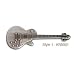 Les Paul Model Key Ring with Guitar Pick