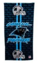 Carolina Panthers Fiber Reactive Beach Towel