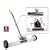 HEAVY-DUTY 36" Magnetic Sweeper for Concrete, Carpet & Grass! - Quick-Release Unload