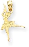 Ballerina Charm, 14K Yellow Gold