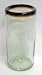 Mexican Glass Iced Tea Amber Rim