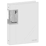キョクトウ FOB 30穴バインダー A4サイズ 表2・表3ポケット付 クリア LN20T 2セットの画像