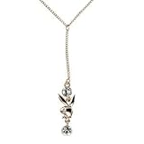 Playboy Necklace Pink Gold Plated Y Necklace with Playboy Bunny Logo and Crystals Authentic Licensed Playboy Jewelry CPBN2113