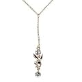Playboy Necklace Pink Gold Plated Y Necklace with Playboy Bunny Logo and Crystals Authentic Licensed Playboy Jewelry CPBN2113