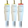 Accell Green Cable Series B076C-006F-2 Analog Audio/Composite Video Cable (6 Feet, White)