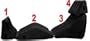 BD21 Multi-Position Inflatable Chair (4 Wedges = 1 Chair)