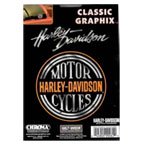 Harley Davidson - Classic Graphix Chrome Decals by Harley Davidson H99062