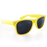 Vintage Yellow Wayfarer Style Sunglasses - 15 Colors (Red, White, Black, Pink, Blue, Green) Adult & Kids Sizes Available