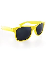 Vintage Yellow Wayfarer Style Sunglasses - 15 Colors (Red, White, Black, Pink, Blue, Green)... by 